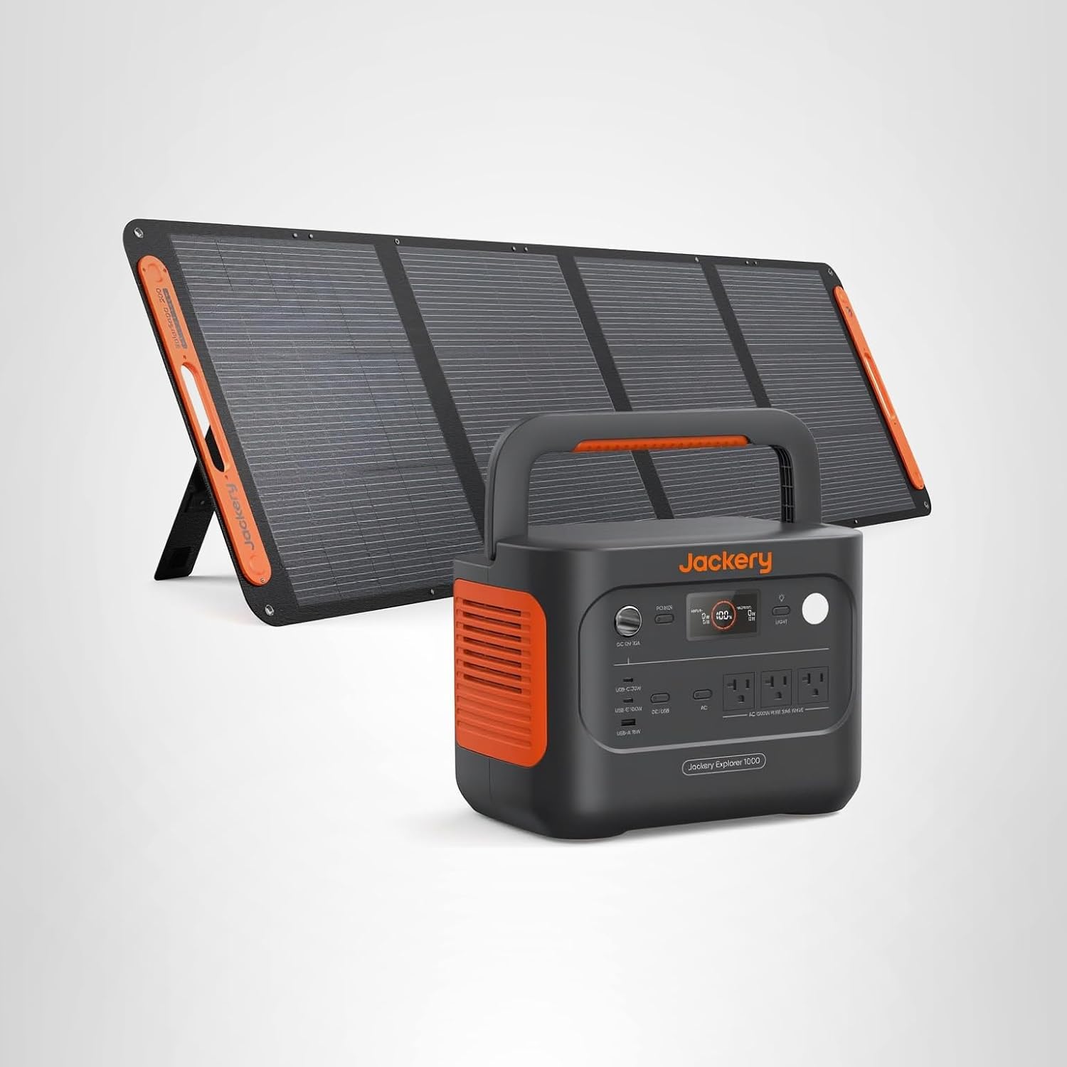 Jackery Solar Generator 1000 v2 w/ 200W Solar Panel,1070Wh Portable Power Station…