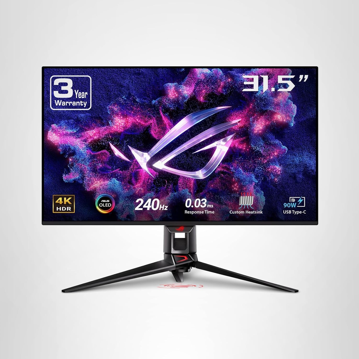 ASUS ROG Swift 32” 4K OLED Gaming Monitor (PG32UCDM) - UHD (3840 x 2160), QD-OLED,…