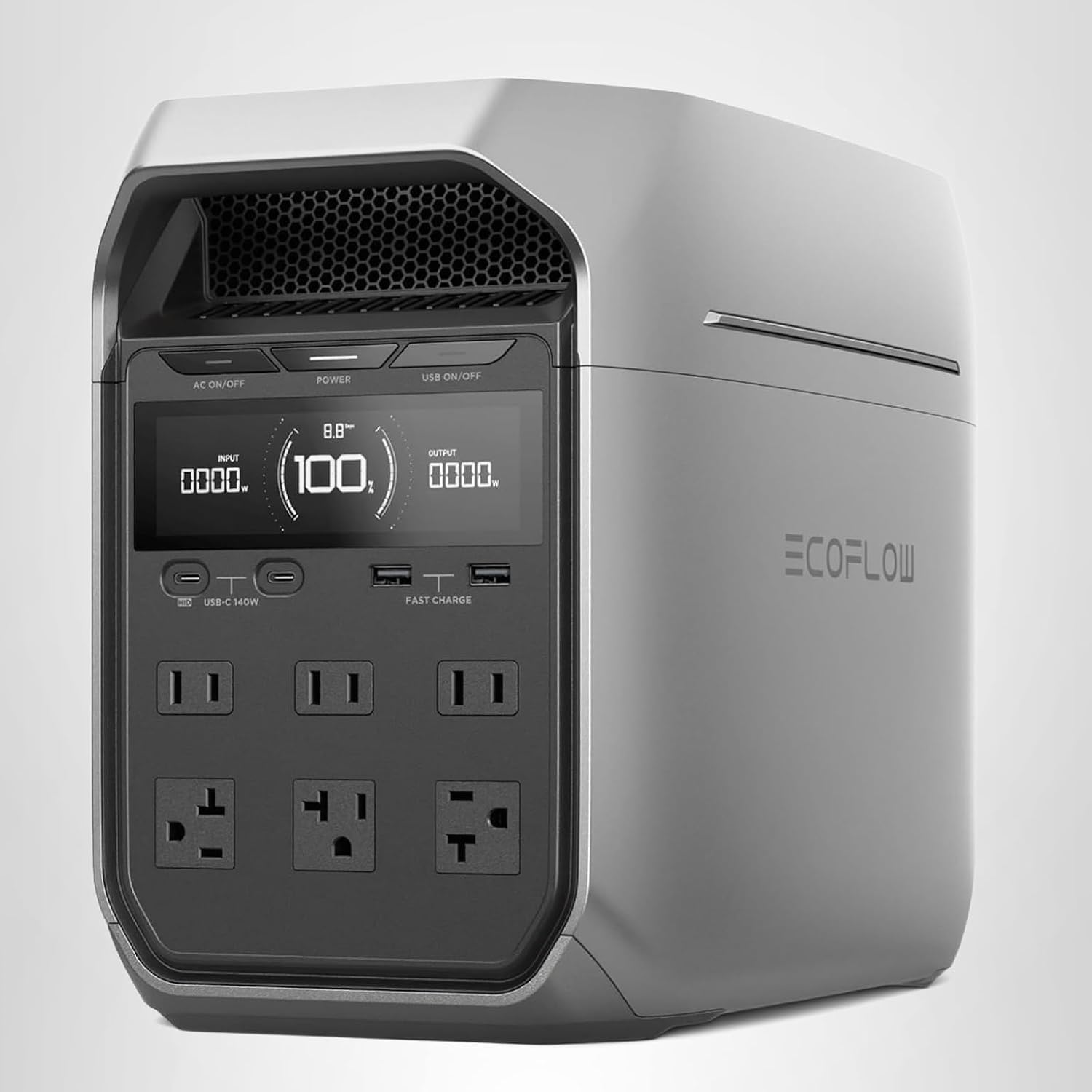 EF ECOFLOW Portable Power Station DELTA 3 Plus, 1024Wh LiFePO4 (LFP) Battery, 1800W…