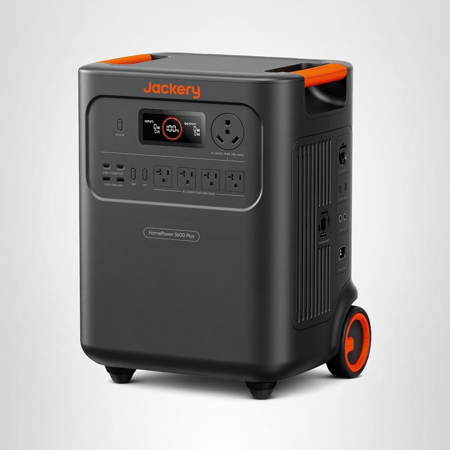 Jackery HomePower 3600 Plus Portable Power Station, 3600W AC Output, 3584Wh LFP Solar…