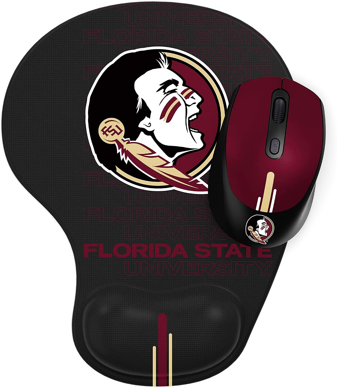 SOAR NCAA Unisex Wireless Mouse and Mouse Pad