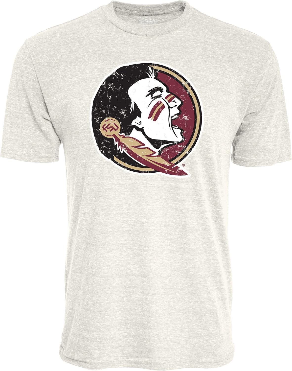 Blue 84 NCAA Mens NCAA Officially Licensed Tri-Blend T-Shirt Vintage Icon Team Color
